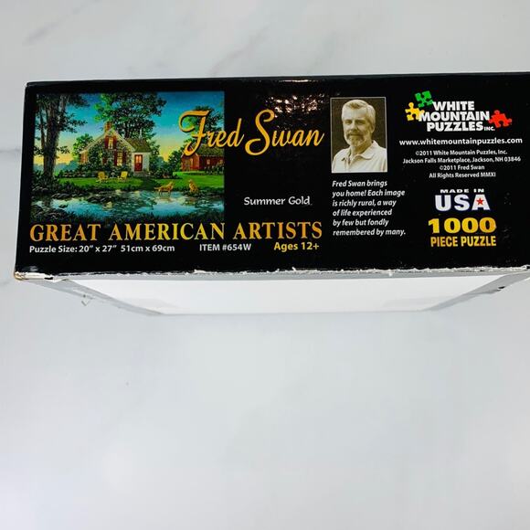 Fred Swan Great American Artists Puzzle 1000 pc - Picture 2 of 5